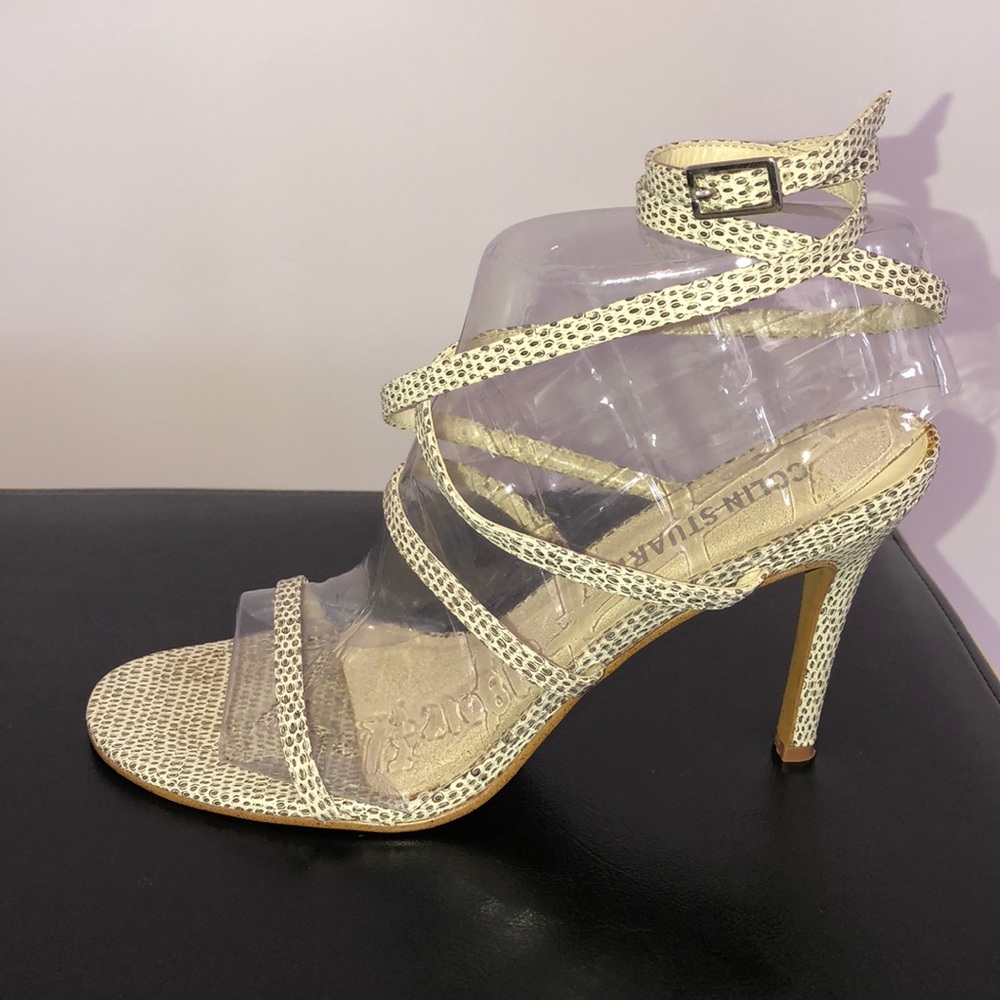 Victoria’s Secret: Colin Stuart ankle wrap leopard